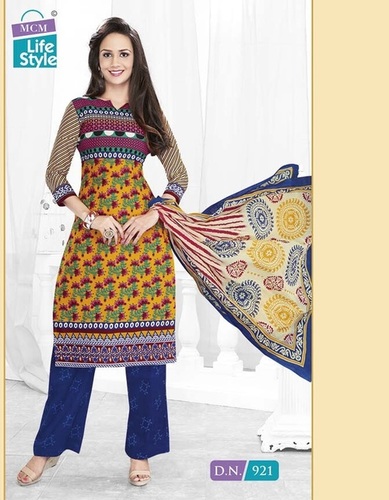 Mcm Cotton Printed Dress Material
