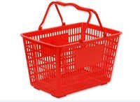 Plastic Double Handle Shopping Basket