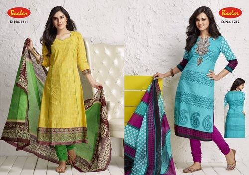 Balar Cotton Printed Dress Material