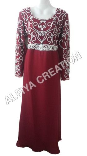 Exclusive Crystal Work Moroccan Maxi Dress Kaftan