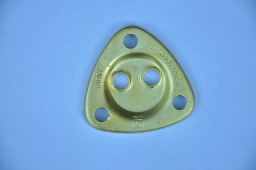 Cup brass triangular usha 2hole
