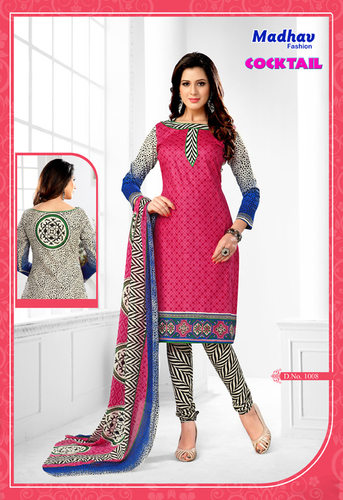 Madhav Cotton Printed Dress Material