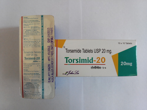 Torsemide Tablets USP 20 MG (ALU-ALU)