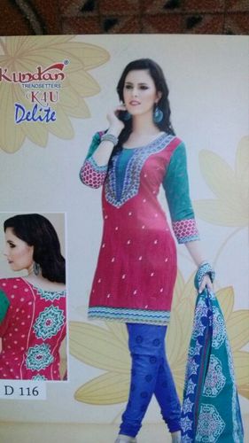 kundan  Cotton Printed Dress Material