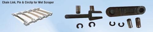 Chain Link, Pin and Circlip for Wet Scraper