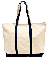 Tote Bag - 14-Ounce Cotton Canvas, 16"x23"x6" Dimensions | Long 11-Inch Handles, Durable Zipper Closure, Customizable Modern Design