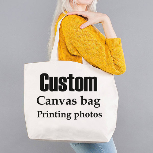 Promotion Bags - Canvas, 30x30x10 cm, Zipper Closure, Short Handle | Customized Design, Modern Style
