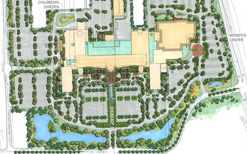 Landscaping of Hospital