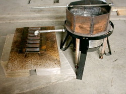 Plumbers Metal Melting Pot