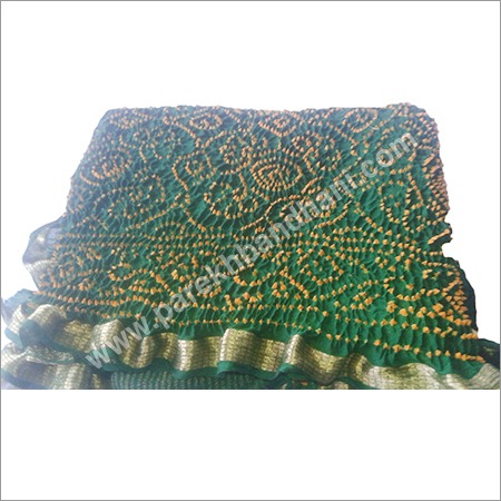 Crepe Bandhani Saree