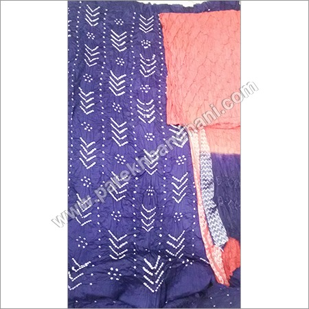 Pure Cotton Silk Bandhej Salwar Suit