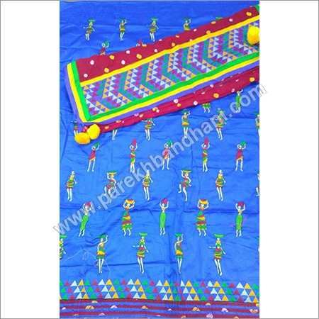 Cotton Silk Dress Material with Work Dupatta