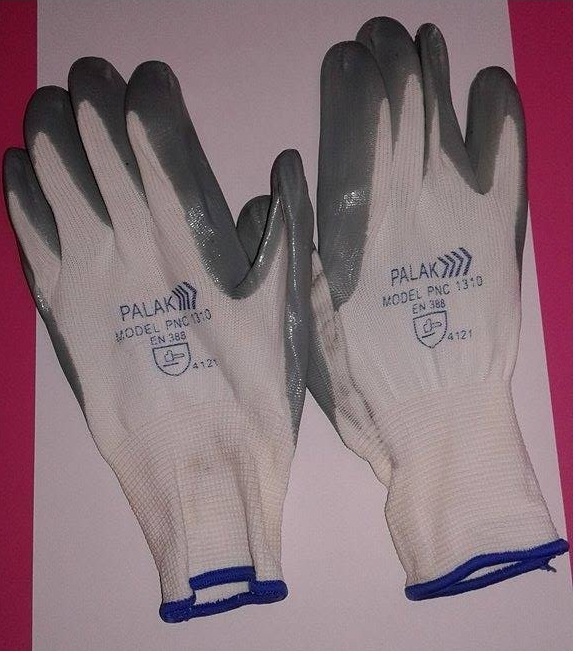 RUBBER COTTON MIXED HAND GLOVES