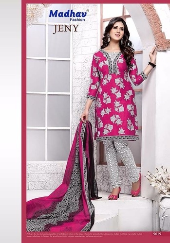 Madhav Cotton Printed Dress Material