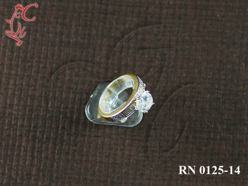 Rings - Gold Plated Diamond, Size 7 | Elegant Design, Party Wear, Giftable