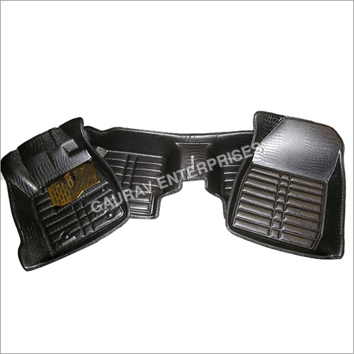 5D Car Mats With Black Color