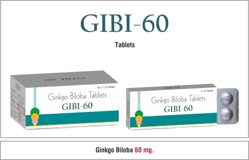 Ginko Biloba 60 mg. Tablets