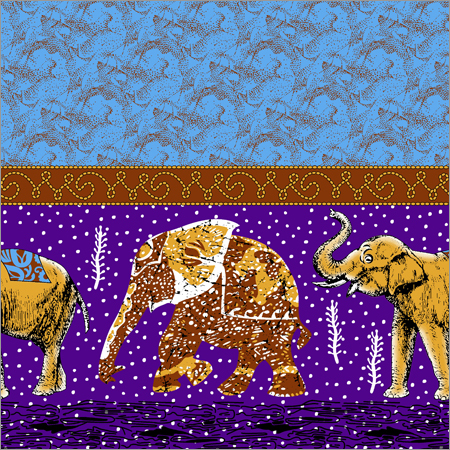 Katari Animal Print Shrink Resistance Lungi