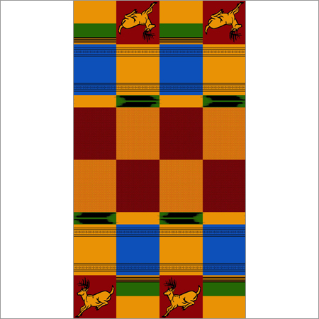 Vibrant Animal Print Katari Lungi