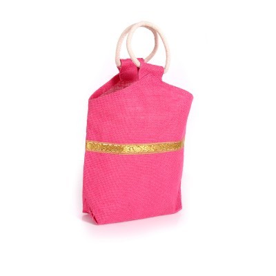 Jute Bag With Zari