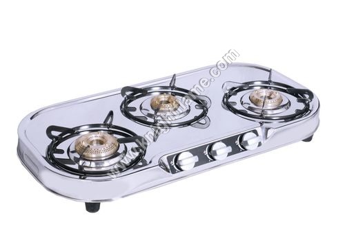 3 Burner Gas Stove Oval Galaxy