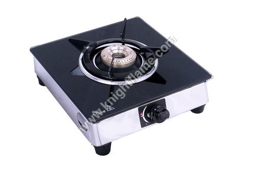 Single Gas Stove Burner Black