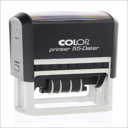 Customize Colop Dater 55 - Plastic, 60x40mm, Black | Date Stamp, Oil-Based Ink, Durable, Reliable