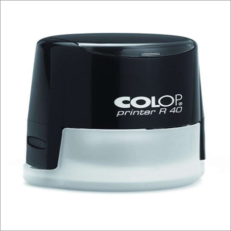 Customize Colop Priny - Plastic, 70x50x40 mm, Black | Easy Use, Compact, Durable Self-Inker Stamp