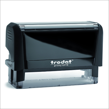 Trodat Stamps - Plastic Self-Inking 4-6 Inches, Black | Smudge-Free, Various Ink Colors, Durable, Easy Use