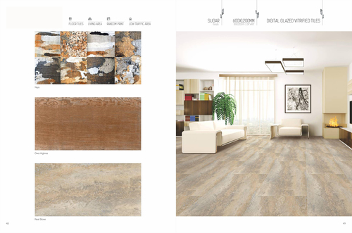 digital glazed vitrified tiles 600 X 1200 MM