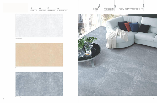 digital glazed vitrified tiles 600 X 1200 MM