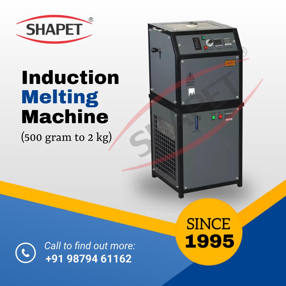 Induction Based Gold Melting Machine 500 Gms. In Single Phase