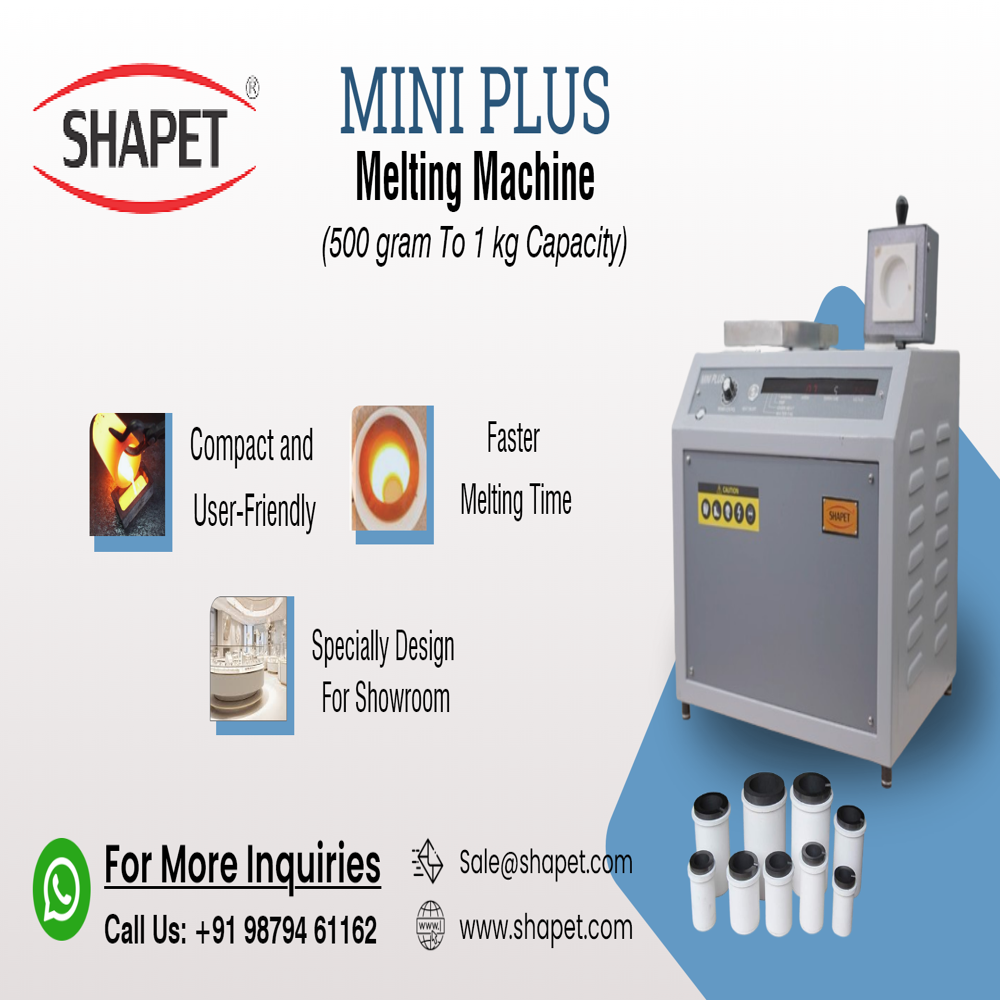 Mini Plus Gold Melting Machine 1 Kg. In Single Phase