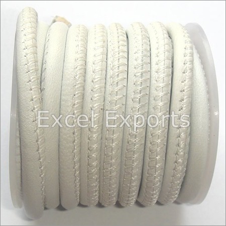 White Indian Leather Cord