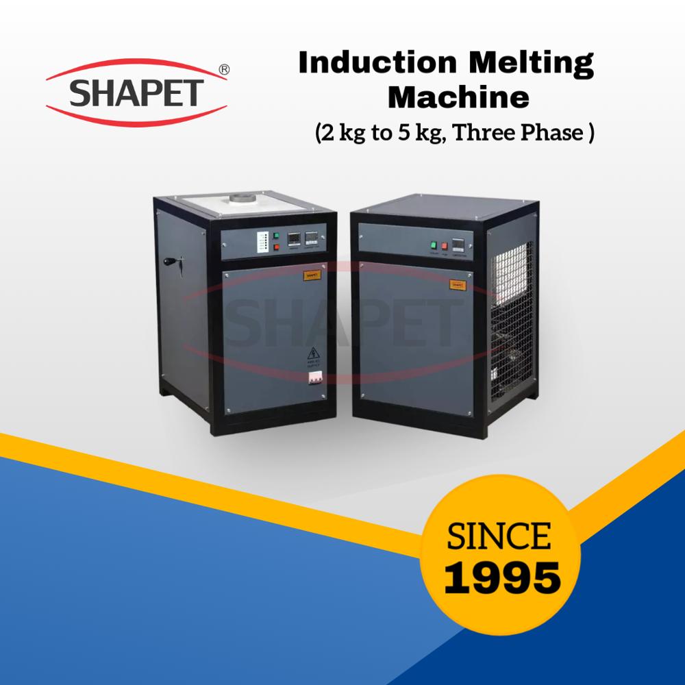 Induction Based Silver Melting Furnace 1 kg. In Three Phase