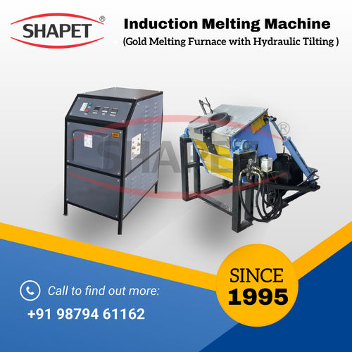 Induction Melting Machine With Tilting Unit