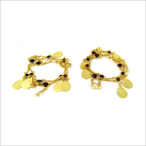 Citrine 925 Sterling Silver Anklets