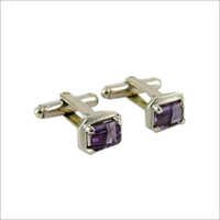 Amethyst 925 Sterling Silver Cufflinks