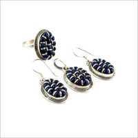 Lapis 925 Sterling Silver Earring Sets