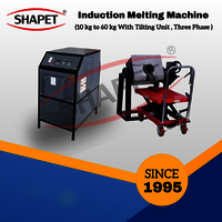 Induction Based Copper Melting Furnace - 10 Kg Capacity, 3 Phase 440v, Eco Friendly & High Efficiency With Manual Tilting Unit For Controlled Metal Pouring
