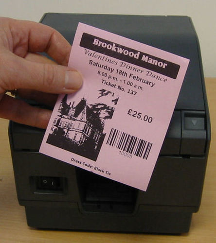 Thermal Paper Ticket Rolls