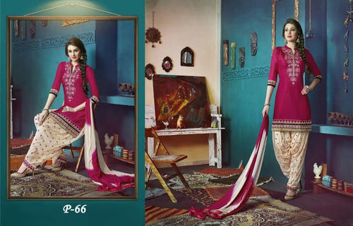 Embroidered Patiala Suits