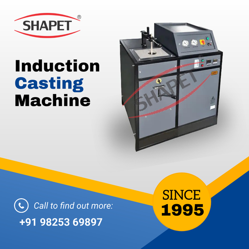 Induction Based Gold Casting Machine 500 Gms. In Single Phase
