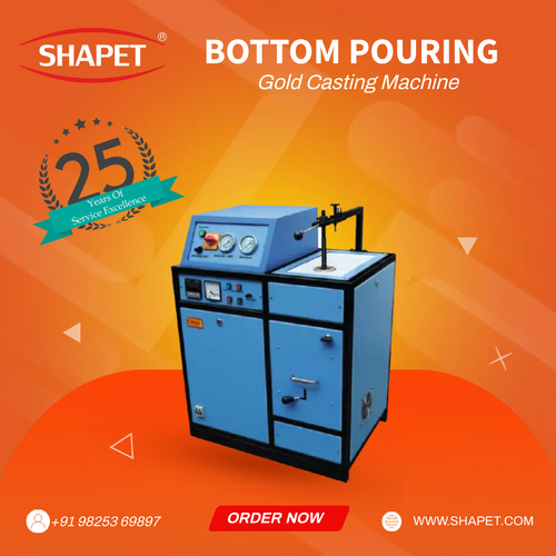 500 Gms Three Phase Induction Based Silver Melting Furnace