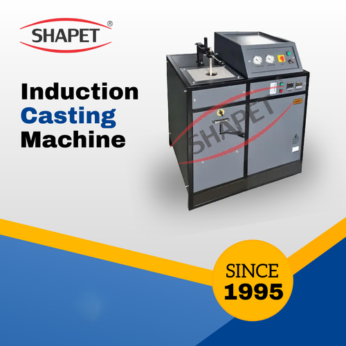 1 Kg Three Phase Induction Based Silver Casting Furnace - Color: Gray