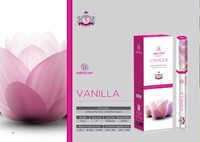 Vanilla Incense Sticks - Herbs, Essential Oils, Eco-Friendly Pink Aroma | Long Lasting Fragrance, Handmade with Attractive Packaging