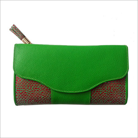 Ladies Leather Trifold Wallets