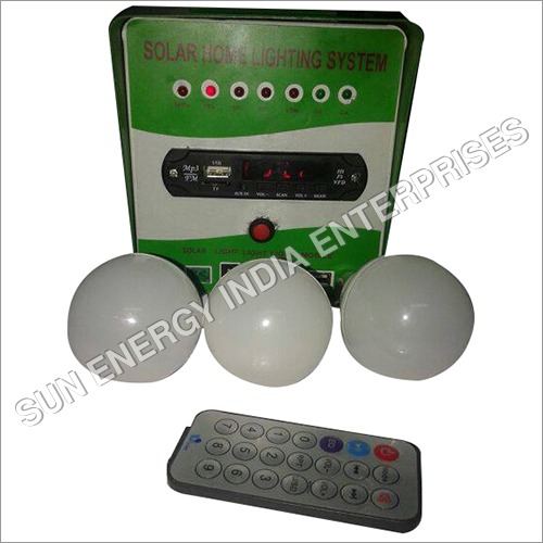 Solar Powered Home Lighting System Solar Powered Home Lighting System
