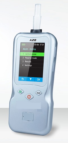 Alcohol Breath Analyser with printer A20