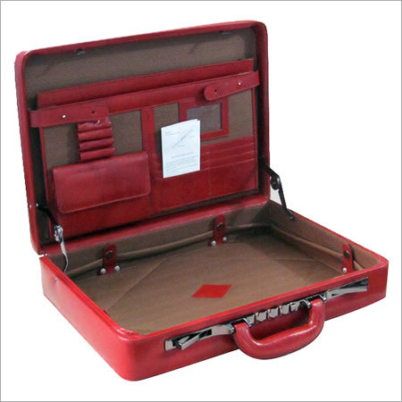Mens Leather Briefcase - Genuine Leather, Multiple Sizes Available, Vibrant Color Options - Multiple Pockets, Breakage Free Design, Unisex Warranty 3 Months
